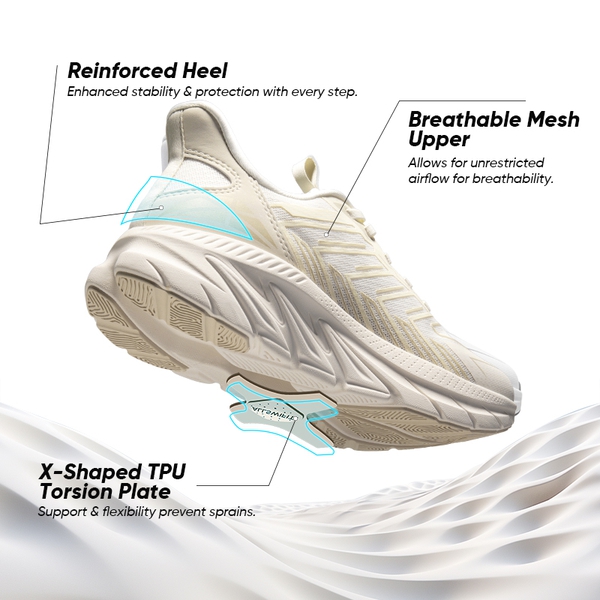 [AllSwifit 2.0] Women's Slip On Walking Sneakers - IVORY - 3